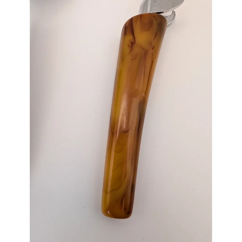 Vintage Bakelite 4 piece Barware Set Cocktail‎ Strainer Corkscrew Bottle Opener